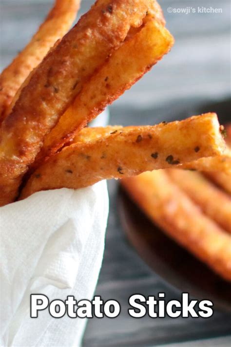 Potato Sticks - Aloo Snacks | Crispy potato sticks | Potato fingers ...