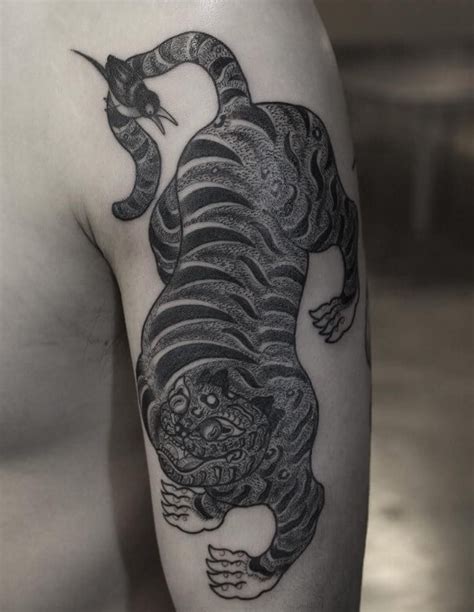 12+ Korean Tiger Tattoo Designs and Ideas - PetPress