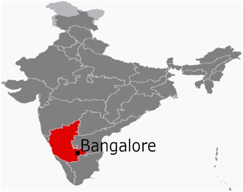 Bangalore Location On India Map - United States Map