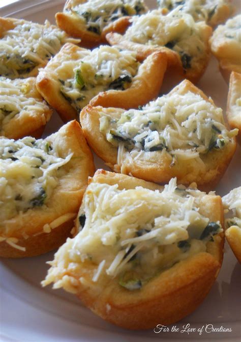 Spinach & Artichoke Bites | Appetizer recipes, Food, Party food appetizers