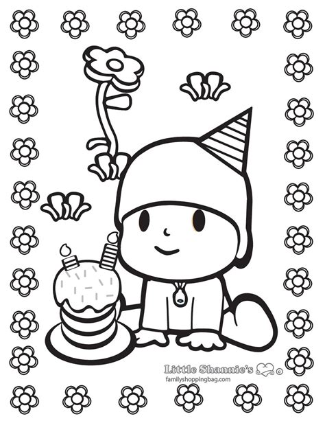 Coloring Page 3 Pocoyo