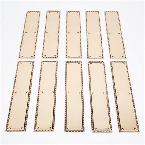 Set of 10 Brass Finger Plates | BADA