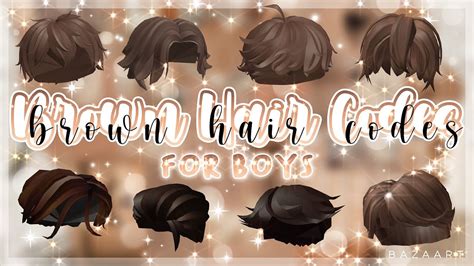 Bloxburg Hair Codes For Boys