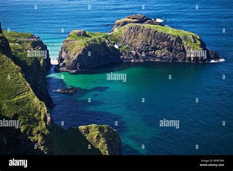 United Kingdom, Northern Ireland, Antrim, Ballycastle, Ballintoy, view ...