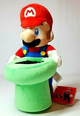 Nintendo SUPER MARIO With Warp Pipe 9 Inch Collectible Plush Toy NEW | eBay