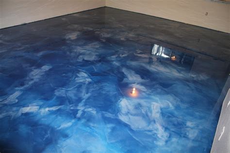 Metallic Epoxy Basement Floor - Contemporary - Seattle - by Seattle ...