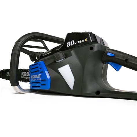 Kobalt 80-volt Max 18-in Brushless Cordless Electric Chainsaw 2 Ah ...