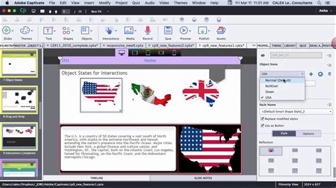 Adobe Captivate 9 New Features Rulers, Guides, States - YouTube