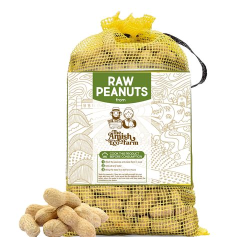 Buy THE AMISH ECO-FARM | Fancy Size | Bulk Raw Peanuts in Shell ...