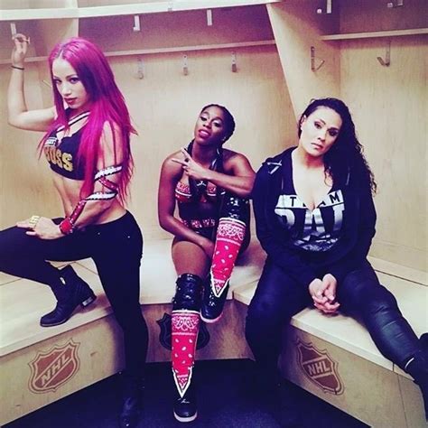 Formerly known as Team Bad Aka Sasha Banks Naomi & Tamina | Wwe girls ...