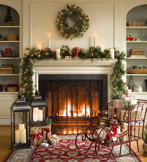 20+ Fireplace Decorations For Christmas – DECOOMO