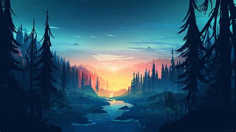 Scenery Night Digital Art Wallpapers - Wallpaper Cave