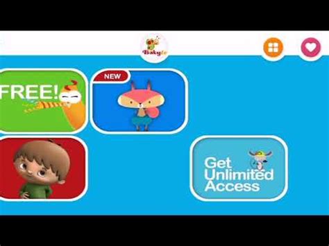 Babytv Games - Game with Zoe - YouTube