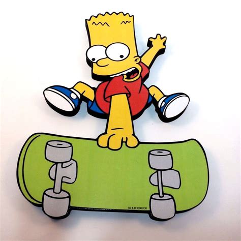 Drawings Of Bart Simpson On A Skateboard at Drawing