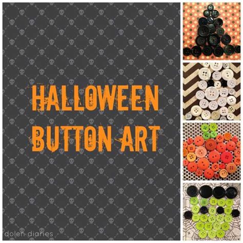 Halloween button crafts roundup - A girl and a glue gun