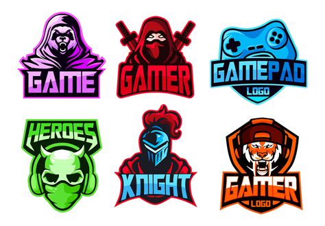 Free Trending Gaming Clan Mascot Logo Design Template PSD, Ai, EPS files