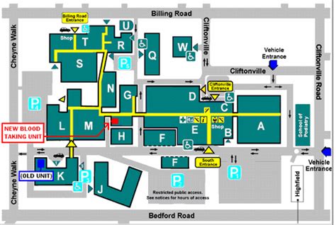 Northampton General Hospital Map - Map Of South America