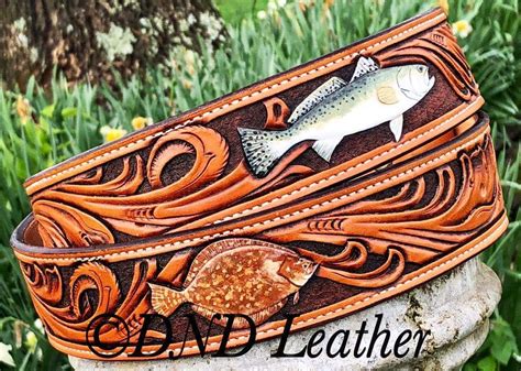 DND Custom Leather Diy Leather Belt, Tooled Leather Belts, Leather Art ...