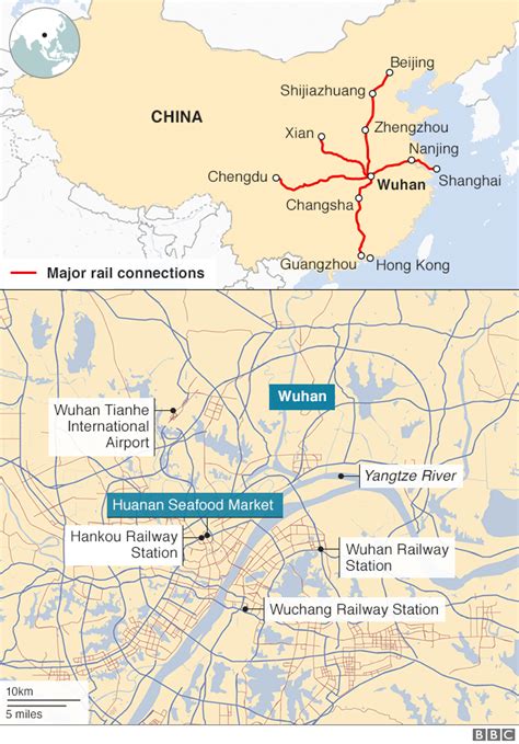 Wuhan: The London-sized city where the virus began - BBC News