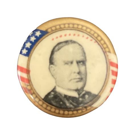 William McKinley Campaign Button (MCKINLEY-025) - CampaignButtons.com