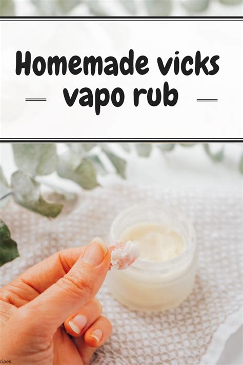 Homemade vicks vapo rub | Organic Beauty Recipes | Recipe | Vapo rub ...