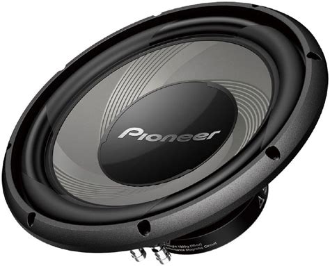 Pioneer 12" 1400 W Max Power, Single 4Ω Voice Coil, IMPP™ cone, Rubber ...