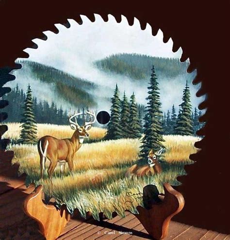 Original paintings on Sawblades and Crosscut Saws 8 | saw blades full ...