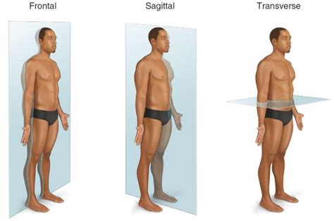 three different views of the same man's body