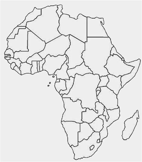 Printable Africa Map - Free Printable Maps