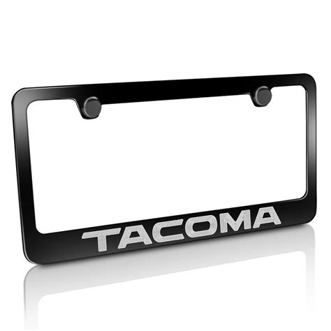 Toyota Tacoma Black Metal License Plate Frame - Walmart.com - Walmart.com