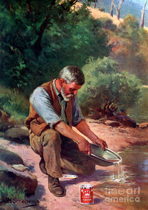 The Prospector, 1908-1909.artist Jan Drawing by Print Collector | Fine ...