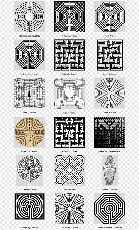 Chartres Cathedral labyrinth Minotaur Theseus Maze, english, text png ...