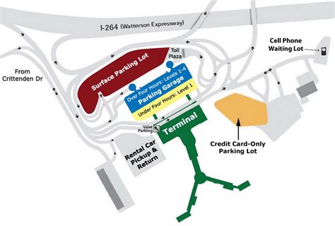 Airport Parking Map - louisville-airport-parking-map.jpg