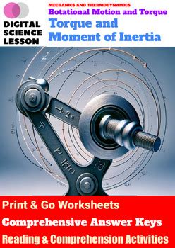 Torque and Moment of Inertia by Digital Science Lesson | TPT