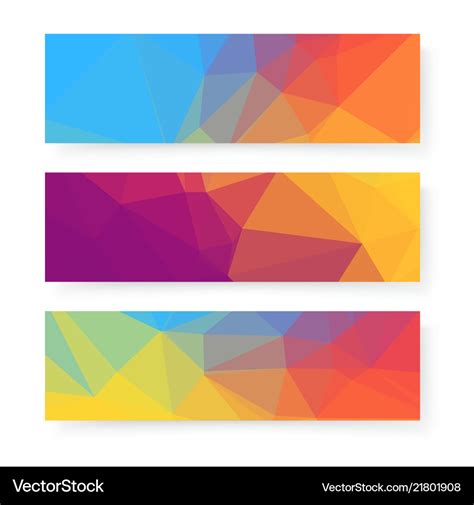 Colorful banner design background Royalty Free Vector Image