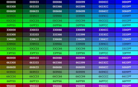 Sample CSS Color Codes Free Download