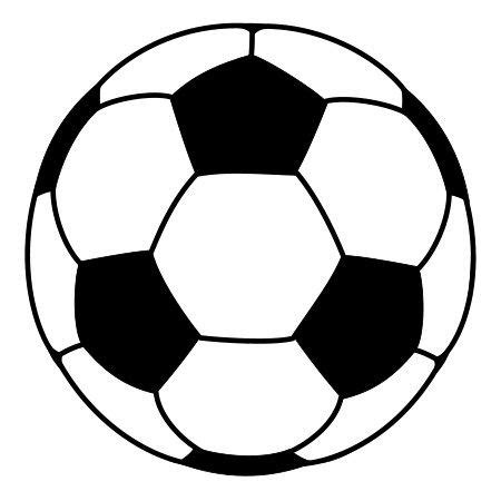 Drawing a cartoon soccer ball | Soccer ball, Circle time games, Ball ...