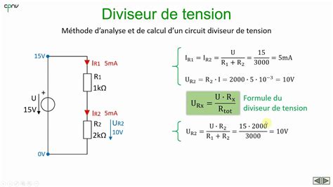 Ntroduire 78+ imagen formule du pont diviseur de tension - fr ...