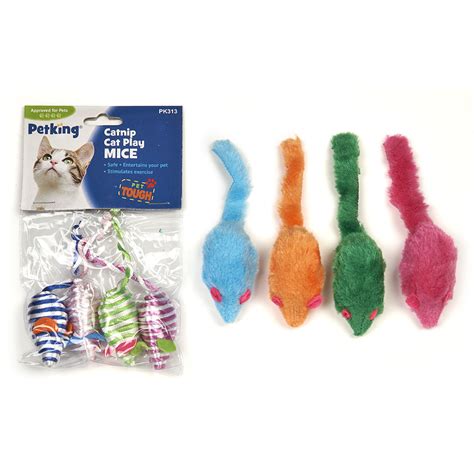 Catnip Mice 4 Pack - Cat Toys wholesale baby product manufacturer