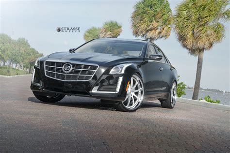 Elegant Black Cadillac CTS Gets Distinguished with Chrome Mesh Grille ...