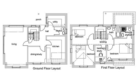 Floor Plan Sample Dwg - floorplans.click