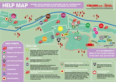 Reading Festival Map