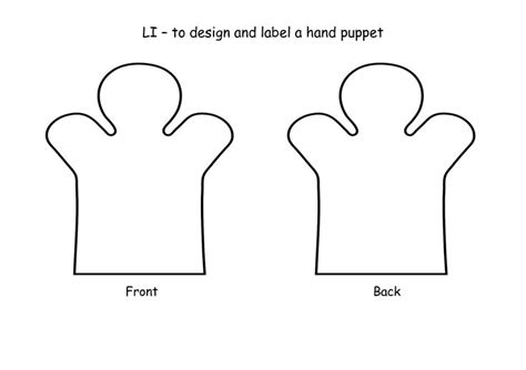 Hand Puppet Template in 2021 | Hand puppets, Puppet patterns, Paper bag ...