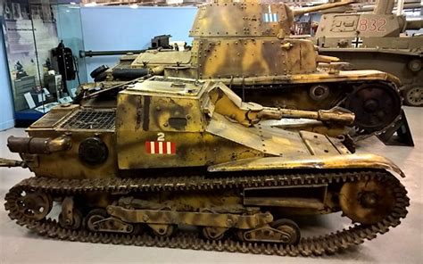 Surviving Carro Valoce L3/33 Lanciafiamme Italian WW2 Flamethrower