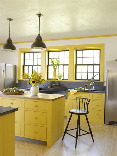 Using Kitchen Yellow Paint Colors To Brighten Your Home - Kitchen Ideas