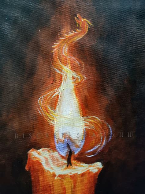 The Dragon Flame - Acrylic Painting » Fitoor Art