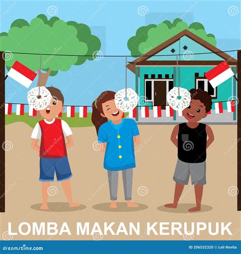 Lomba Makan Kerupuk is One Type of Competition that is Competed in the ...