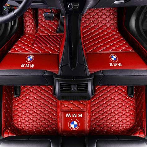 Customized Luxury Car Floor Mat in Leather with Logo (Diamond Stitching ...