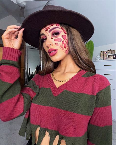 Freddy Kruger Halloween Makeup 👻 | Halloween makeup scary, Halloween ...