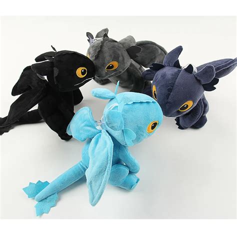 20cm How to Train Your Dragon Toothless Dragon Plush Toys Night Fury ...